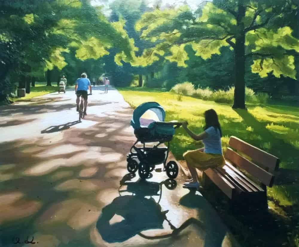 Летний вечер в Московском Ботаническом саду (2018)