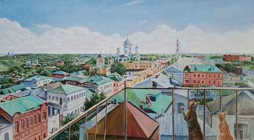 Вид с пожарной каланчи