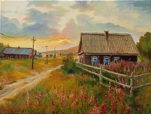 Вечер в деревне