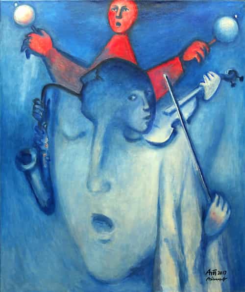Бессонница, из серии «Человек-Оркестр»